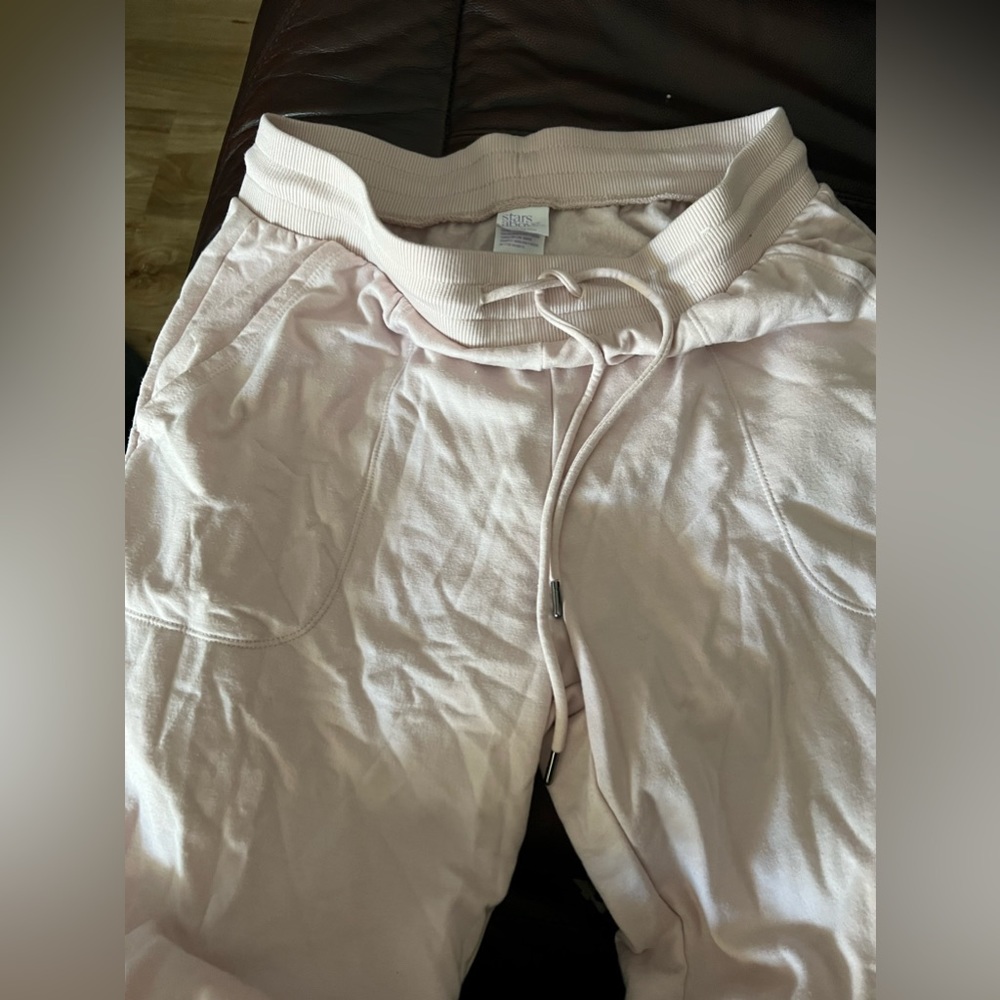 Stars above, medium, white women sweats